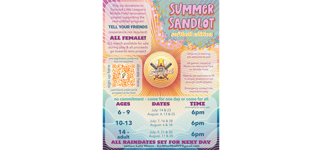 Softball Summer SandLot!