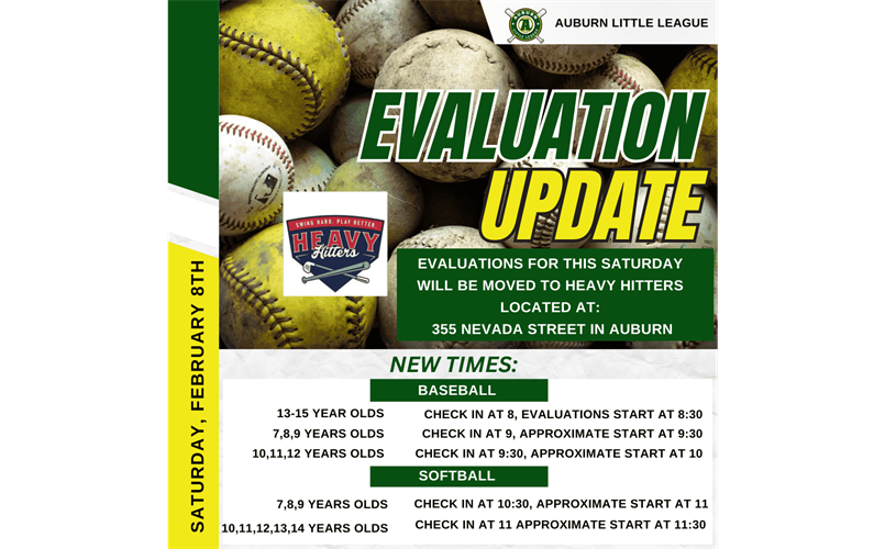 Evaluation Update