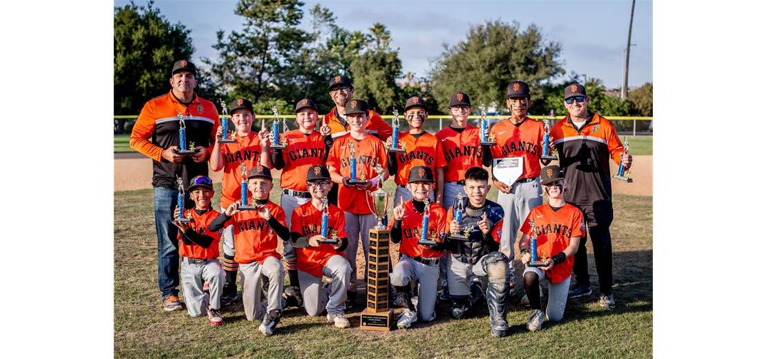 2025 Majors Giants - Elks City & All Valley Champions