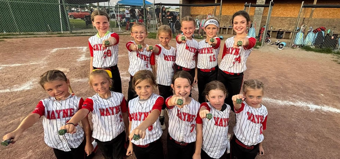 Wayne Central Softball 8U District Champions 2025