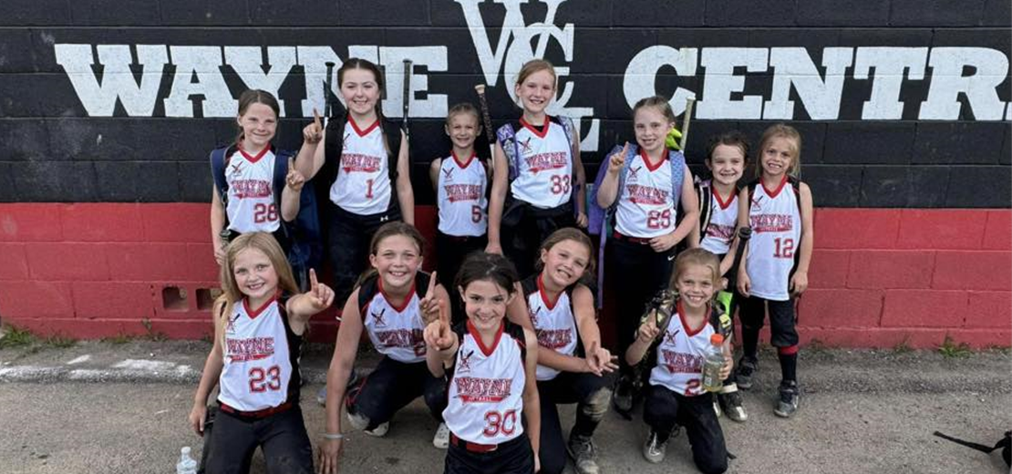 Wayne Central Softball 8U District Champions 2024