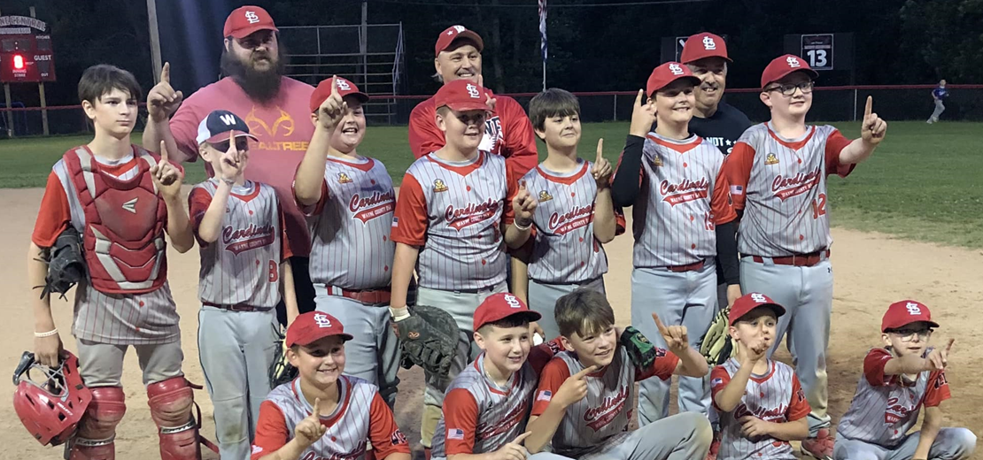 Wayne Central Baseball League Champions 2025