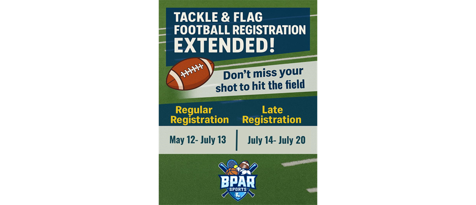 Football Registration Extended