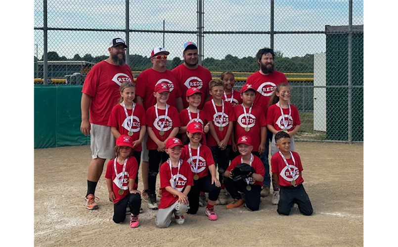 JALL Coach Pitch 2025 Champions - Reds