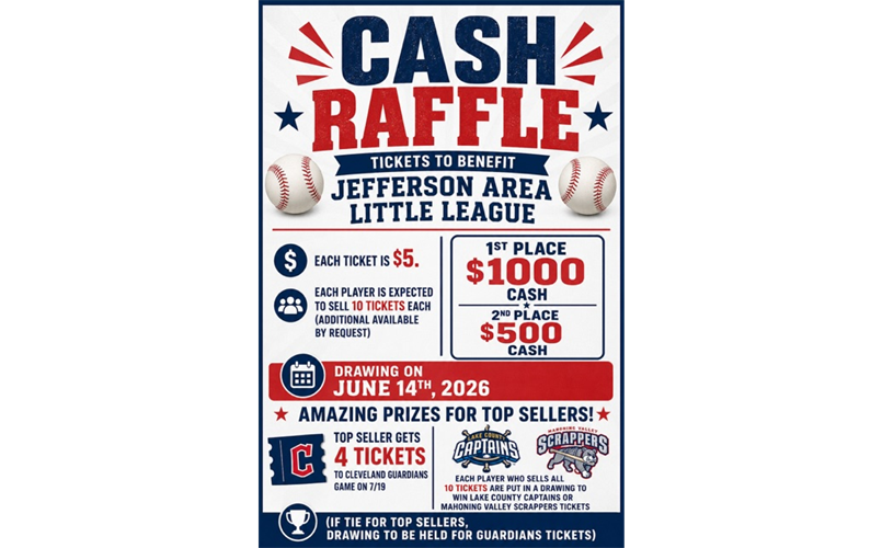 2026 JALL Cash Raffle