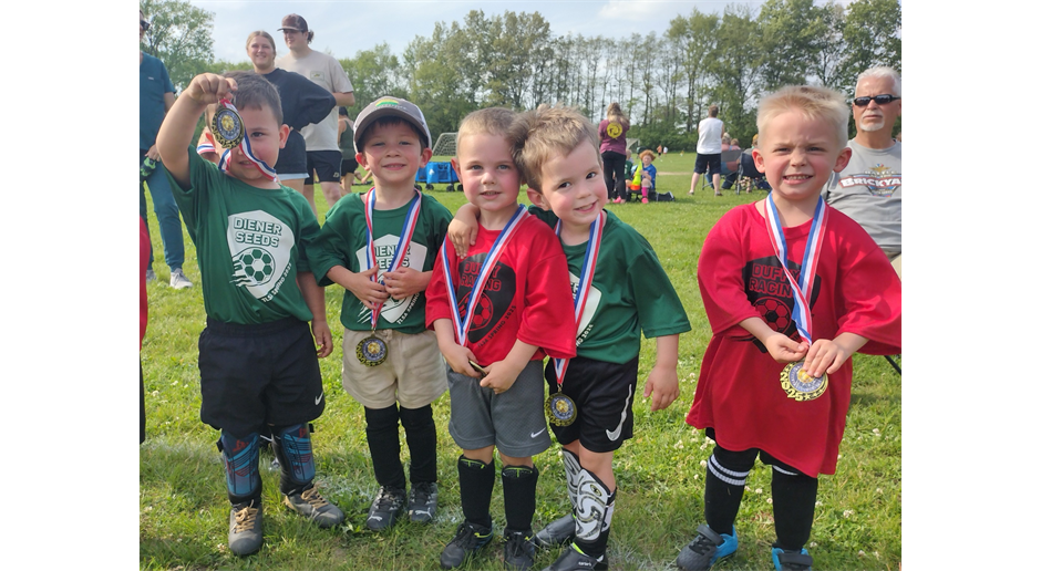 We offer soccer for children ages 3 and up!