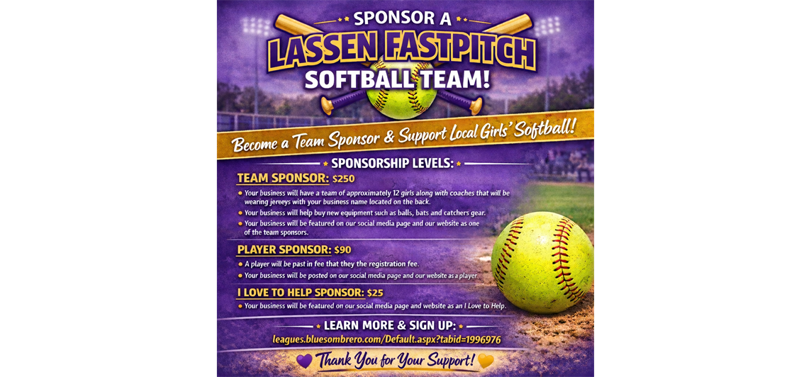 Sponsorship A 2026 Team! 