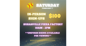 3 of 4 In-Person Sign Ups