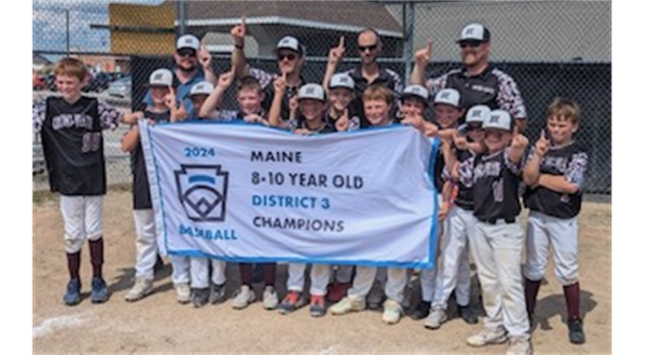 Orono-Veazie 8-10yr All Stars win DISTRICT 3!!