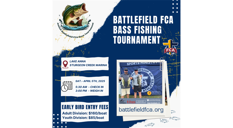 2025 FCA BASS FISHING TOURNAMENT