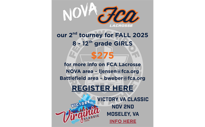 FCA LACROSSE 2nd GIRLS fall tourney