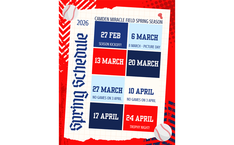 Spring 2026 Schedule 