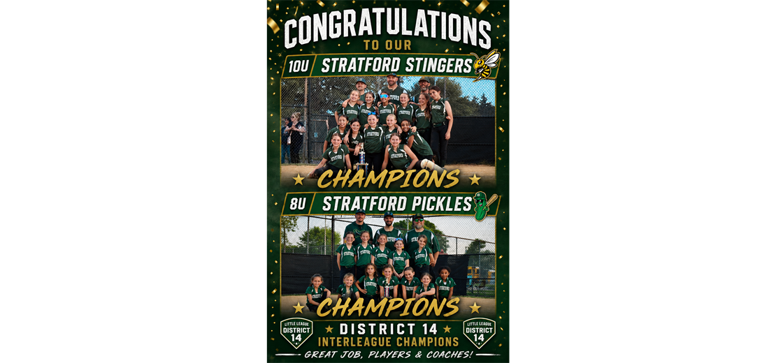 2026 8U & 10U Interleague Champions