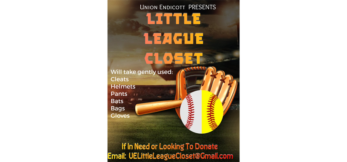 Equipment Donation Closet!