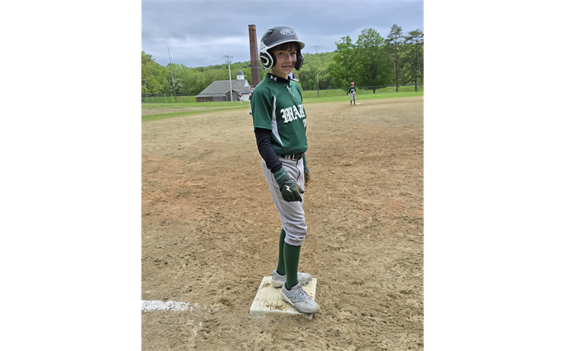 12U Player Steals 2nd & 3rd Base Kubinski Field