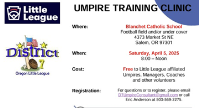 FREE UMPIRE TRAINING