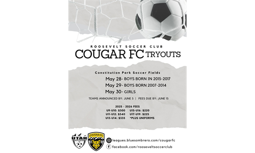 Cougar FC Tryouts