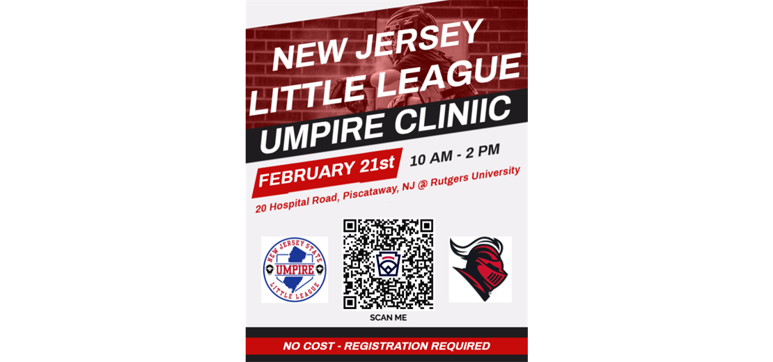 2026 NJ State Little League Umpire Clinic at Rutgers University