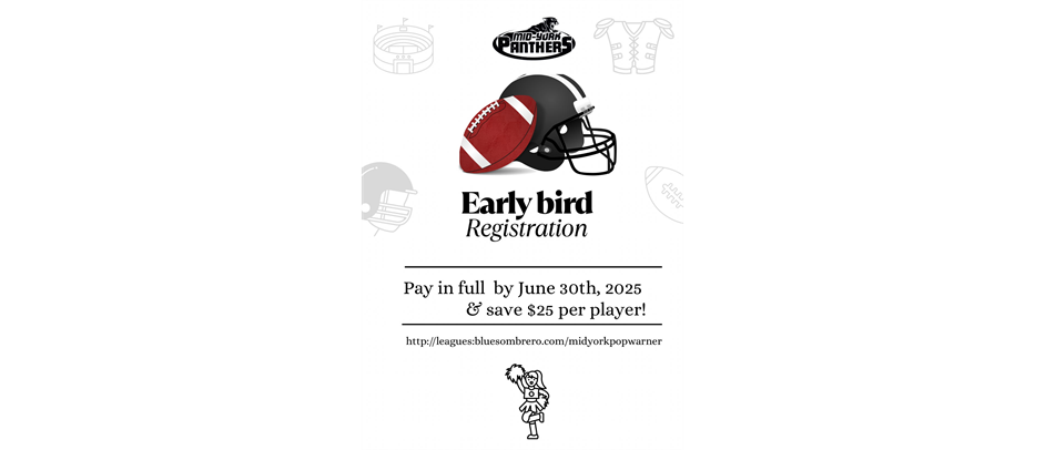 EARLY BIRD REGISTRATION