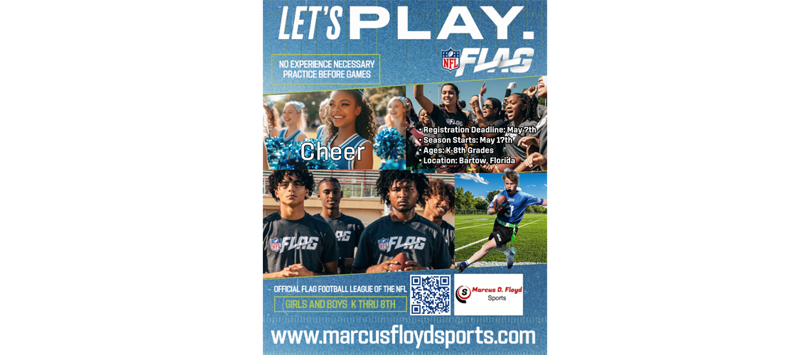 Play Like a Pro Register for NFL Flag Football Today!