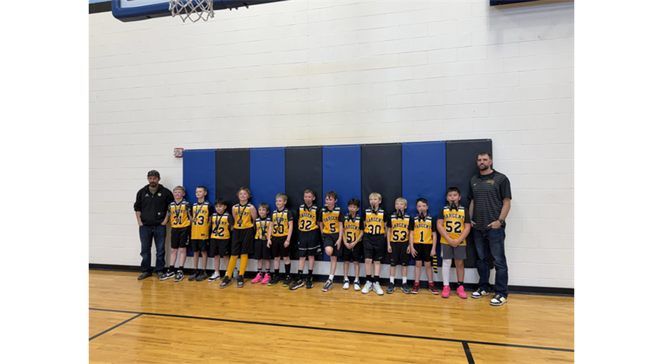 2026 3rd and 4th Grade Boys Basketball Champions