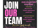 Volunteer positions!