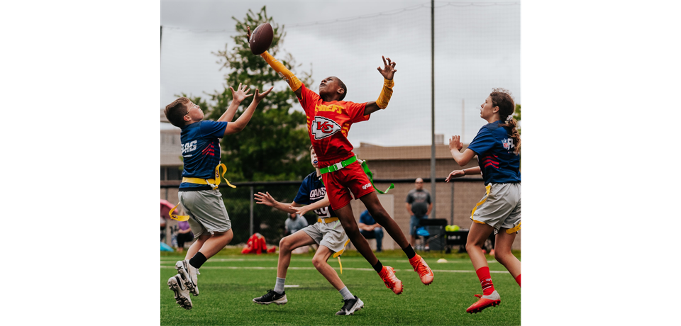 NFL FLAG BROCKTON PICTURES LITTLEGIANTS SPORTS CAMP