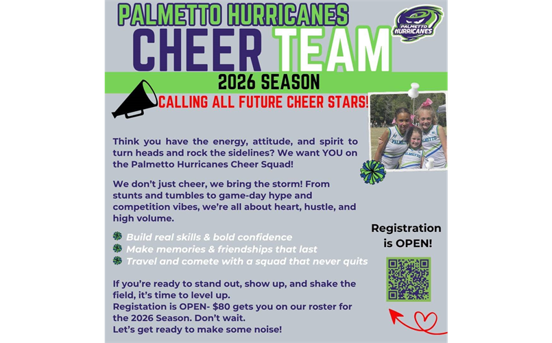 Click Here to Register for Cheerleading