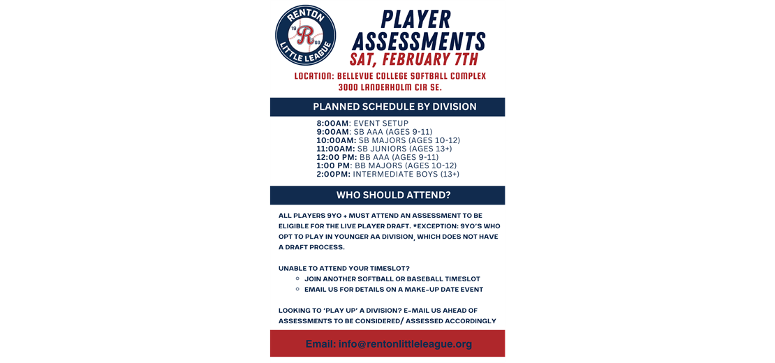 2026 Player Assessment 