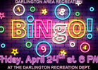 Bingo at 6 PM