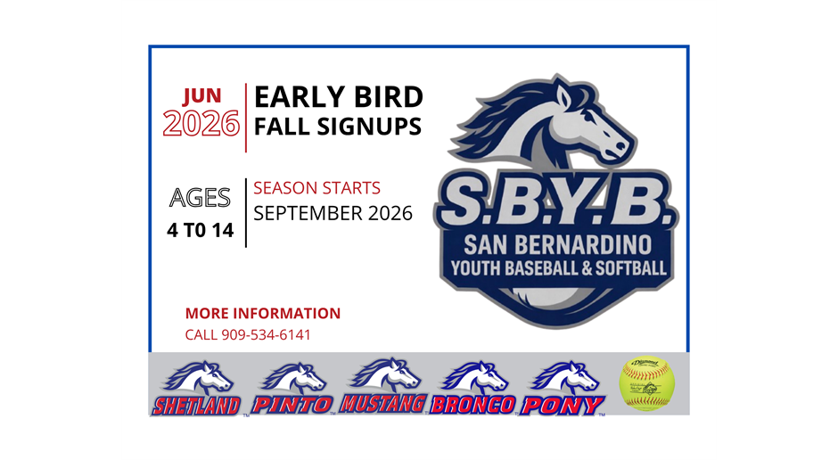 Fall 2026 Sign Ups Now OPEN !!