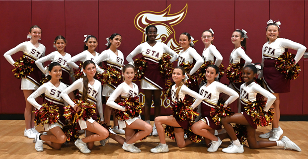 varsity cheerleaders