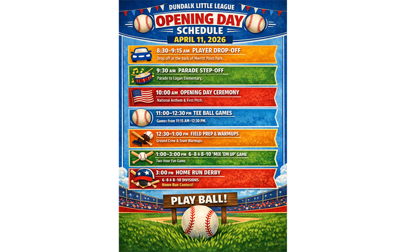 Opening Day April 11, 2026, Schedule