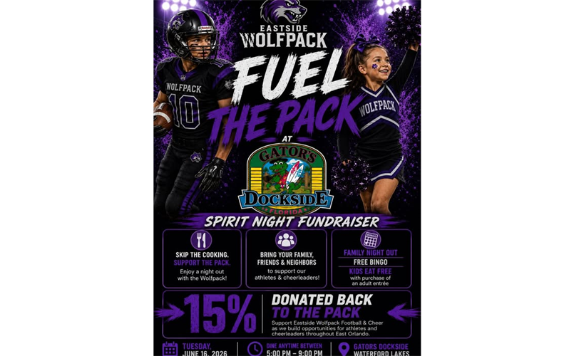 Fund Raiser at Gators Dockside - Tuesday, June 16th