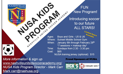 NUSA Kids Program