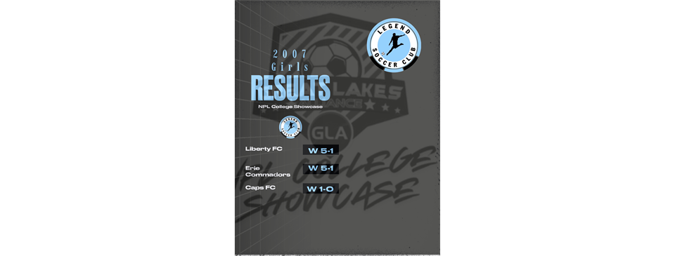 2007 Girls GLA Showcase Results