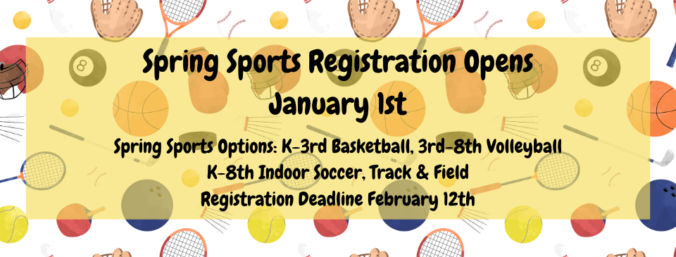 Spring Sports Registration