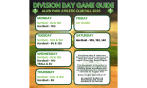 FALL 2025 Game Schedule