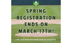 REGISTRATION ENDING!!!!