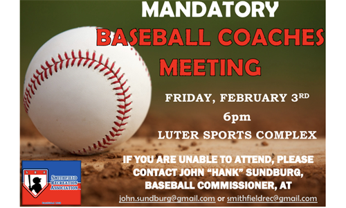 Mandatory Baseball Coaches Meeting