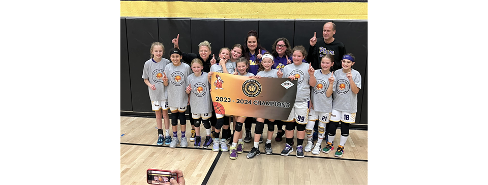 5th Grade Girls:  PYBL Champs!