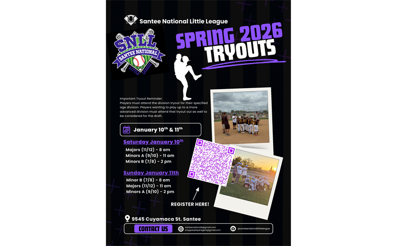 Spring 2026 Tryouts 