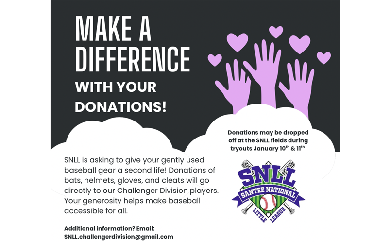 Gear Donations For Challenger Division