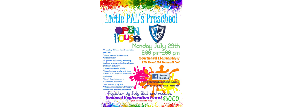 Little PALs Preschool Open House