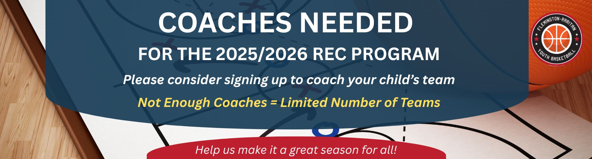 Coaches Needed