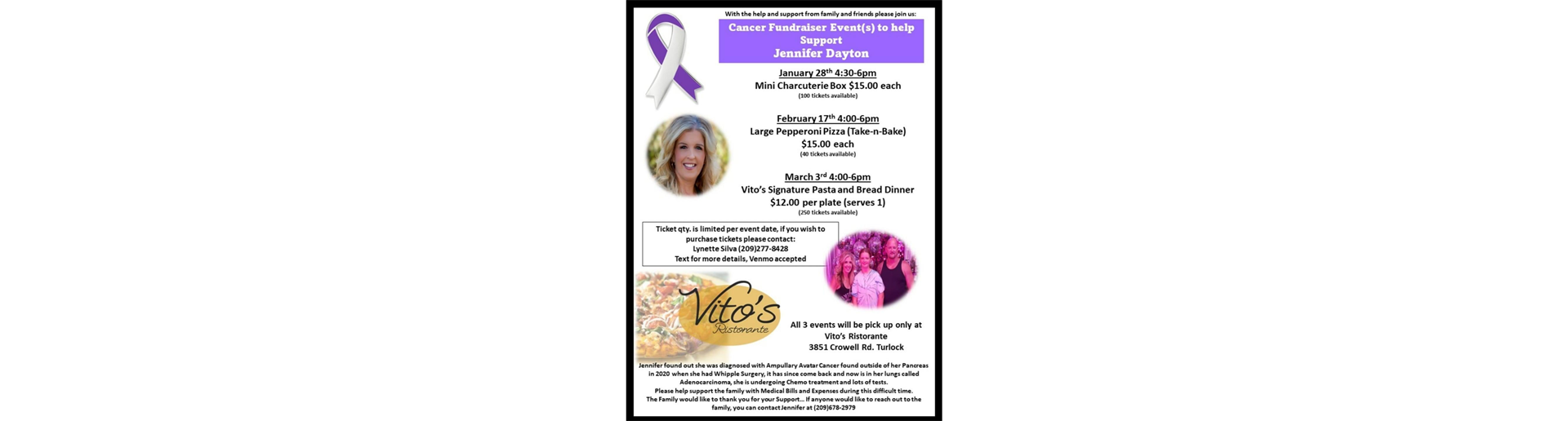 Cancer Fundraiser for one of our Softball Families