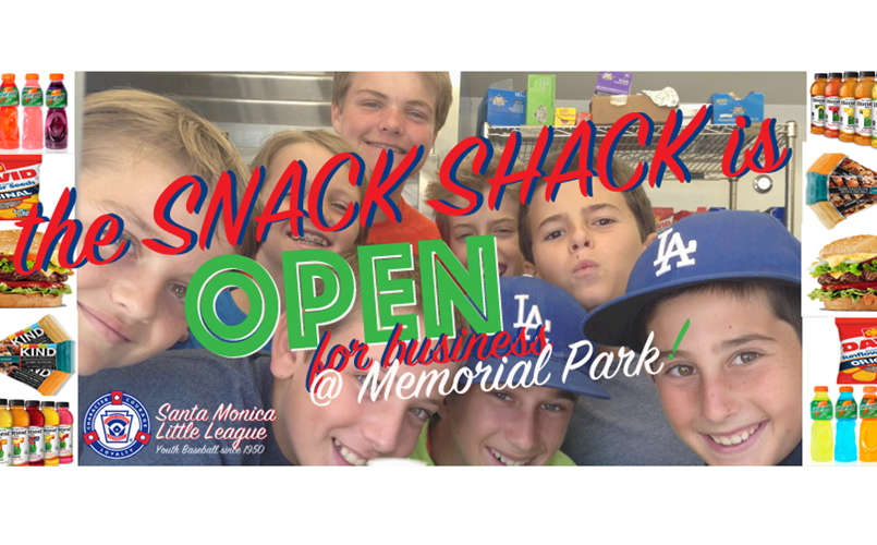 Snack Shack is OPEN for BUSINESS @ Memorial